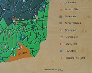 Wandertafel bei Siebenlinde